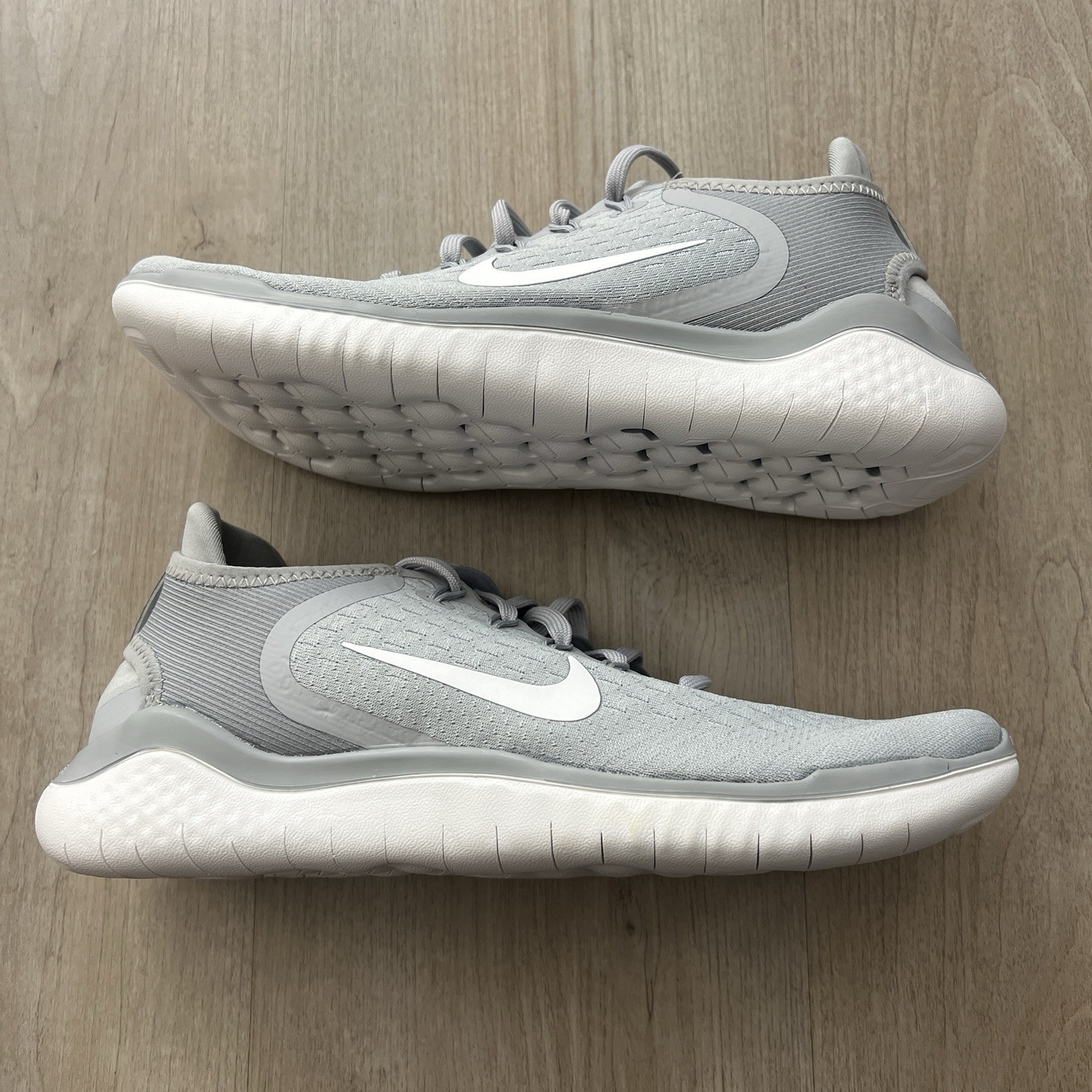 Nike Free RN 2018 Wolf Grey 942836-003 Size 7.5 Men