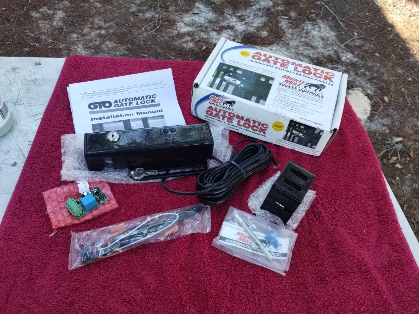 Mighty Mule Automatic Gate Lock for E-Z Gate And GTO/PRO NEW READ DESCRIPTION