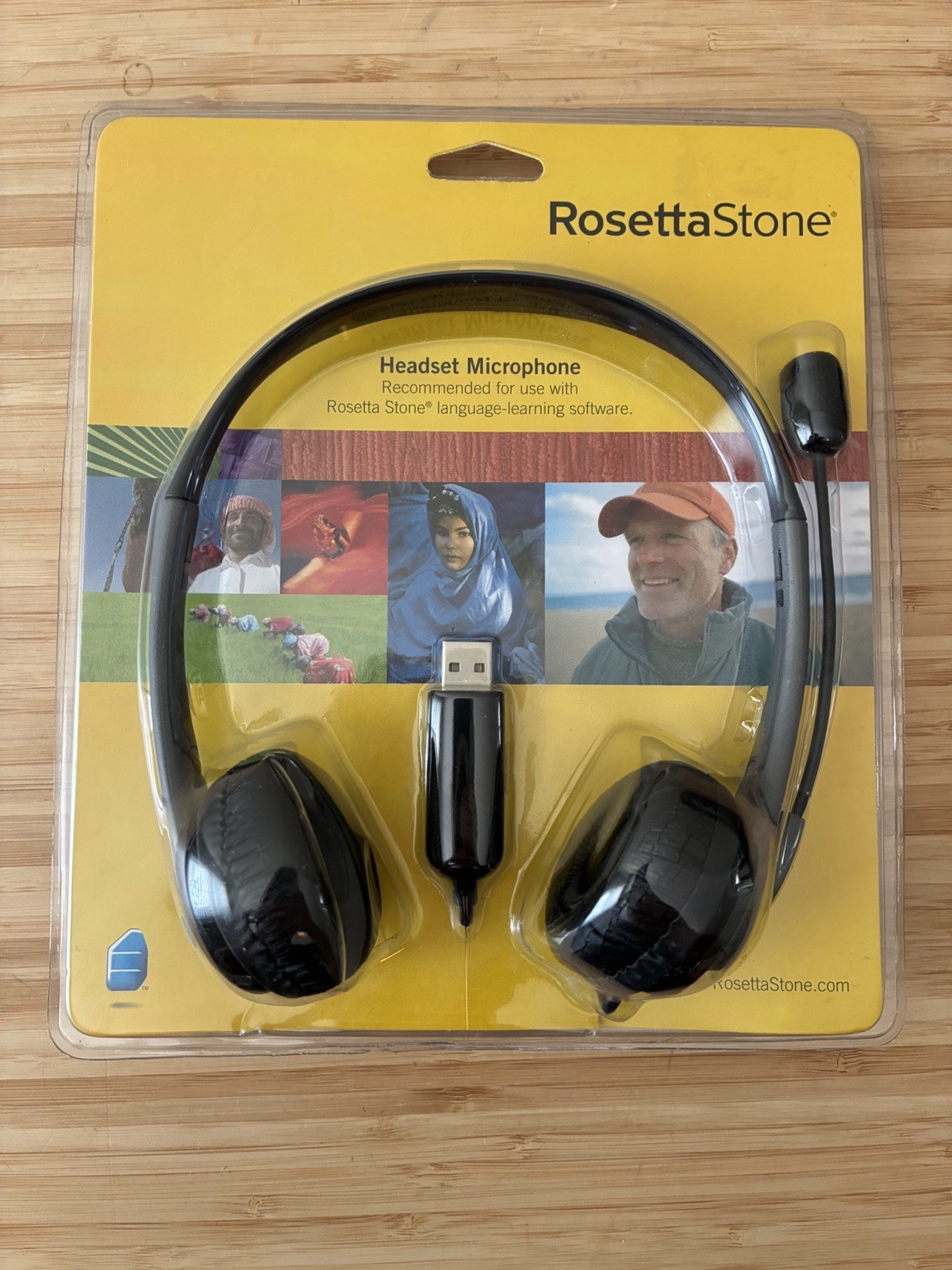 NEW Rosetta Stone Headset Microphone USB For Language Learning Software, c2009