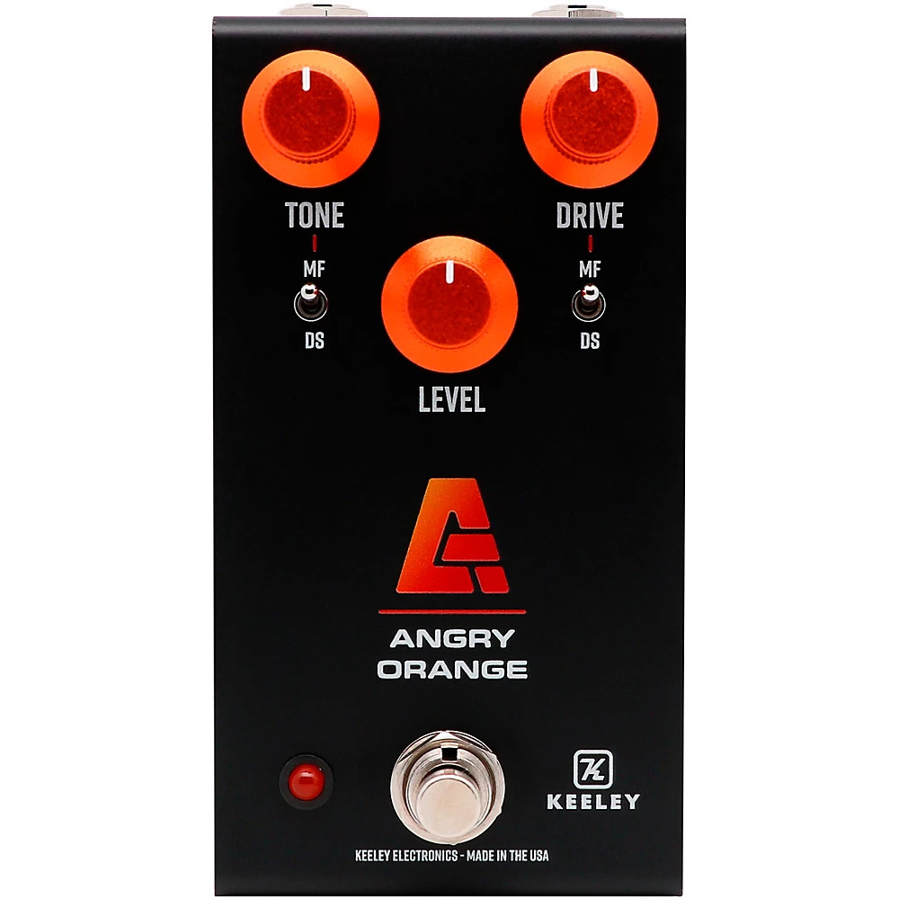 Keeley Angry Orange Distortion & Fuzz Effects Pedal Black/Orange