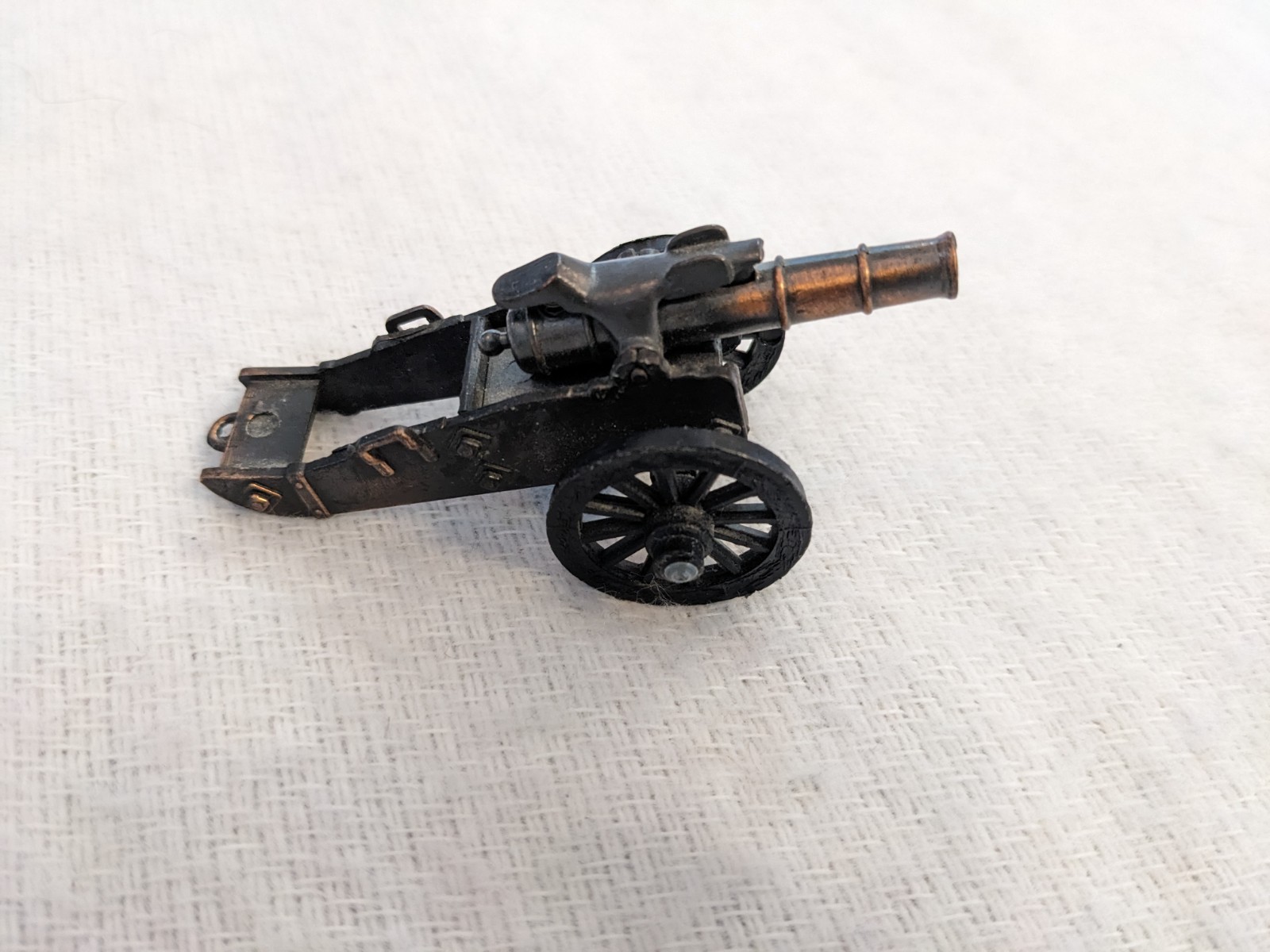 Miniature Cannon Pencil Sharpener Stainless Steel 3”