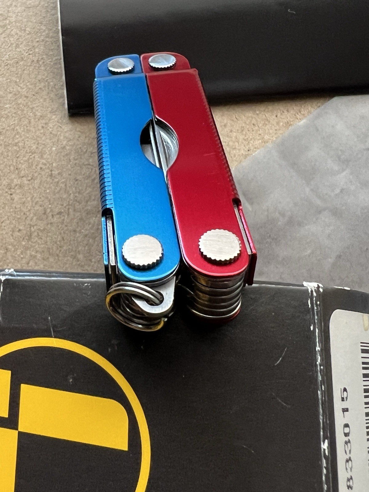 LEATHERMAN Micra - Red & Blue, Mint in Box, Rare.