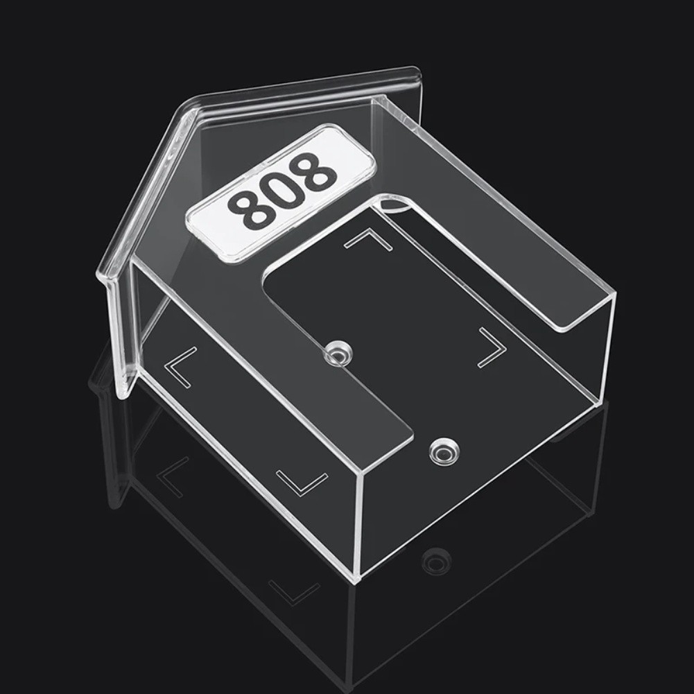 Clear Protective Cover for Wireless Doorbell Rainproof PC Shell Easy Install