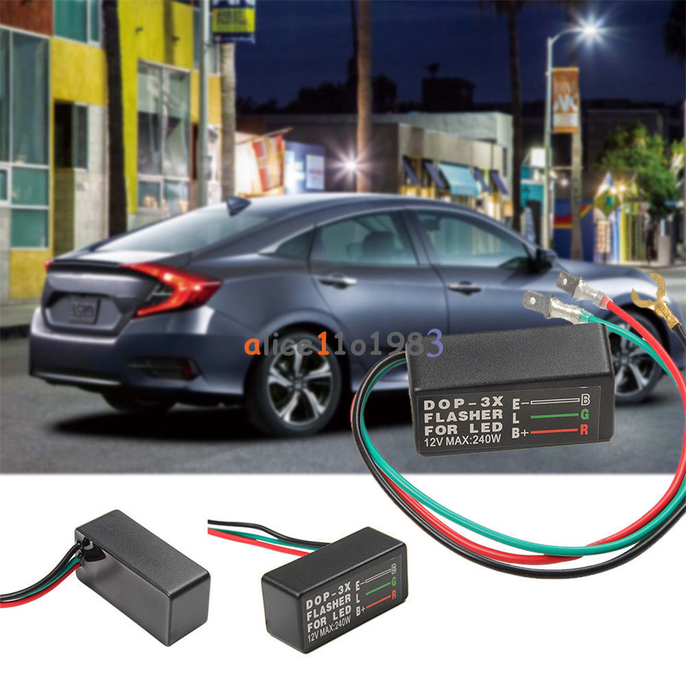 Universal 3 Pin 12V Motorcycle LED Turn Signal Light Flasher Blinker Relay New