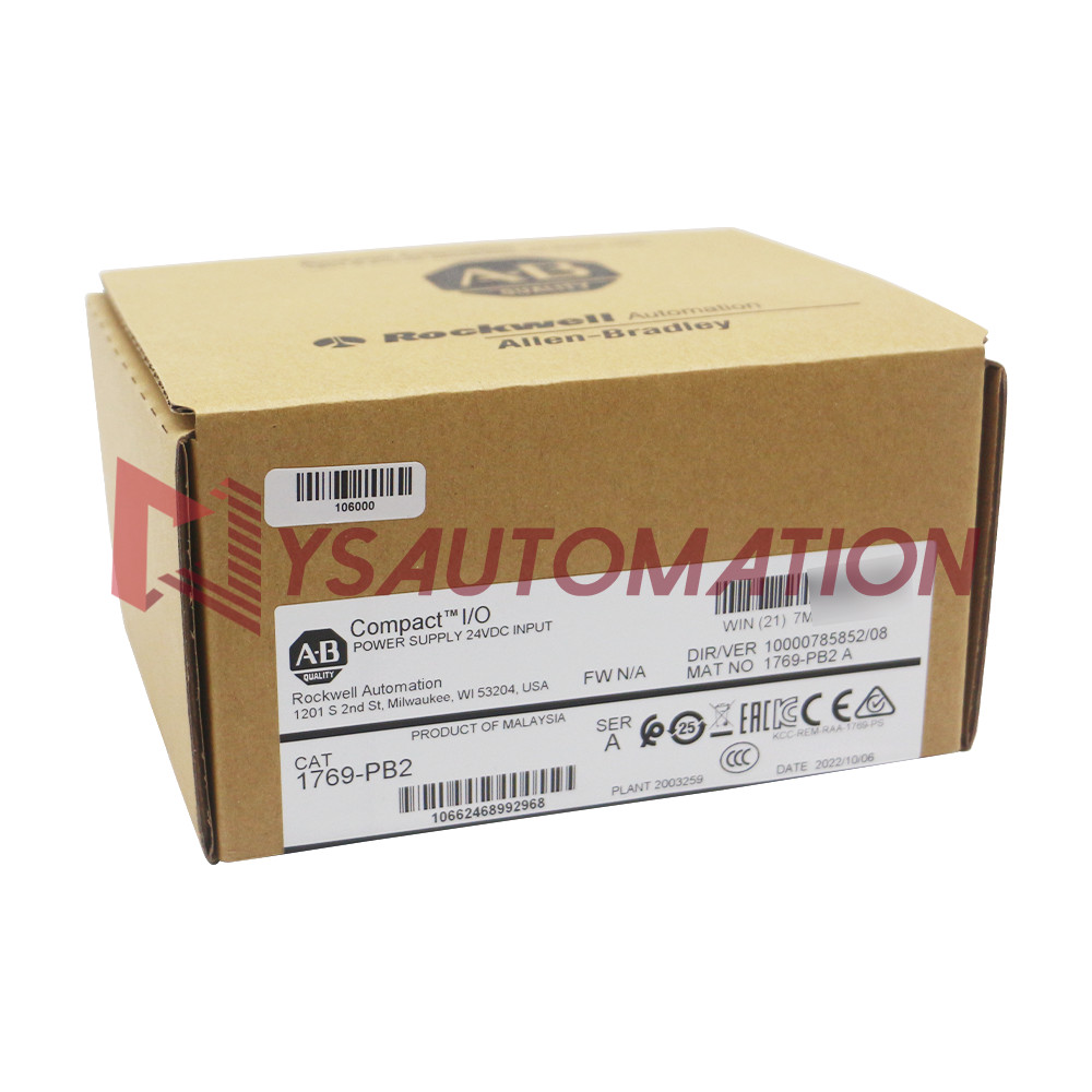 Factory Sealed Allen-Bradley 1769-PB2 CompactLogix DC 2A/0.8A Power Supply