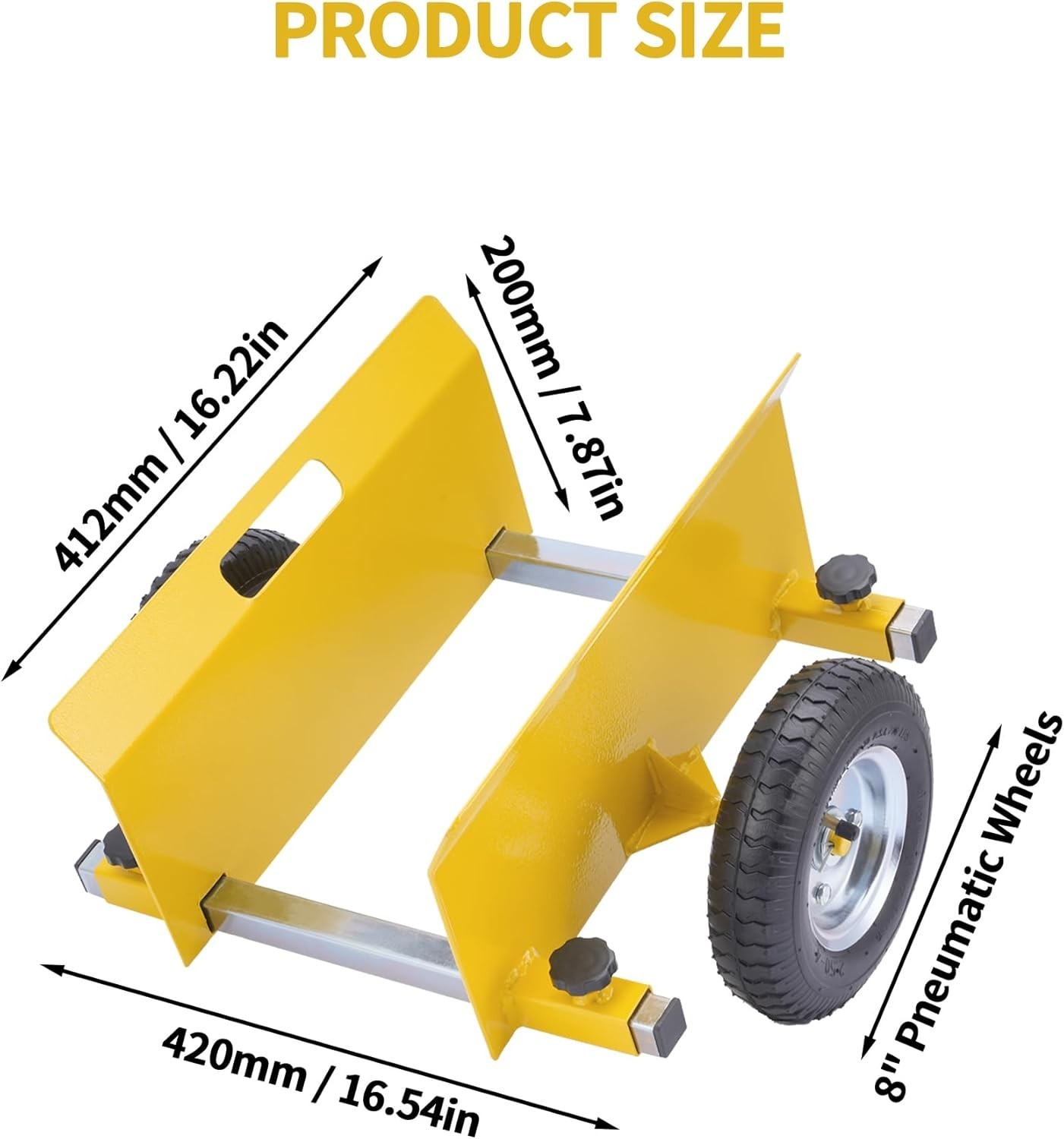 Effortless Drywall Mover Panel Dolly - 660LBS Load Capacity & Adjustable Panels