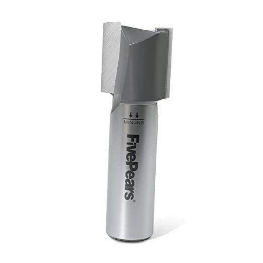 Straight Router Bits 1/2 Inch Shank Double 3/4" Dia - 3/4" CL - 1/2" Shank