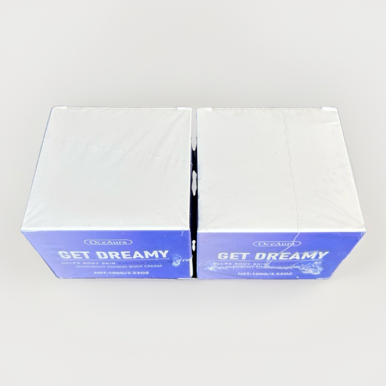 2x SEALED NIB OceAura Get Dreamy Overnight Toning Anti-Age Body Cream 3.53OZ