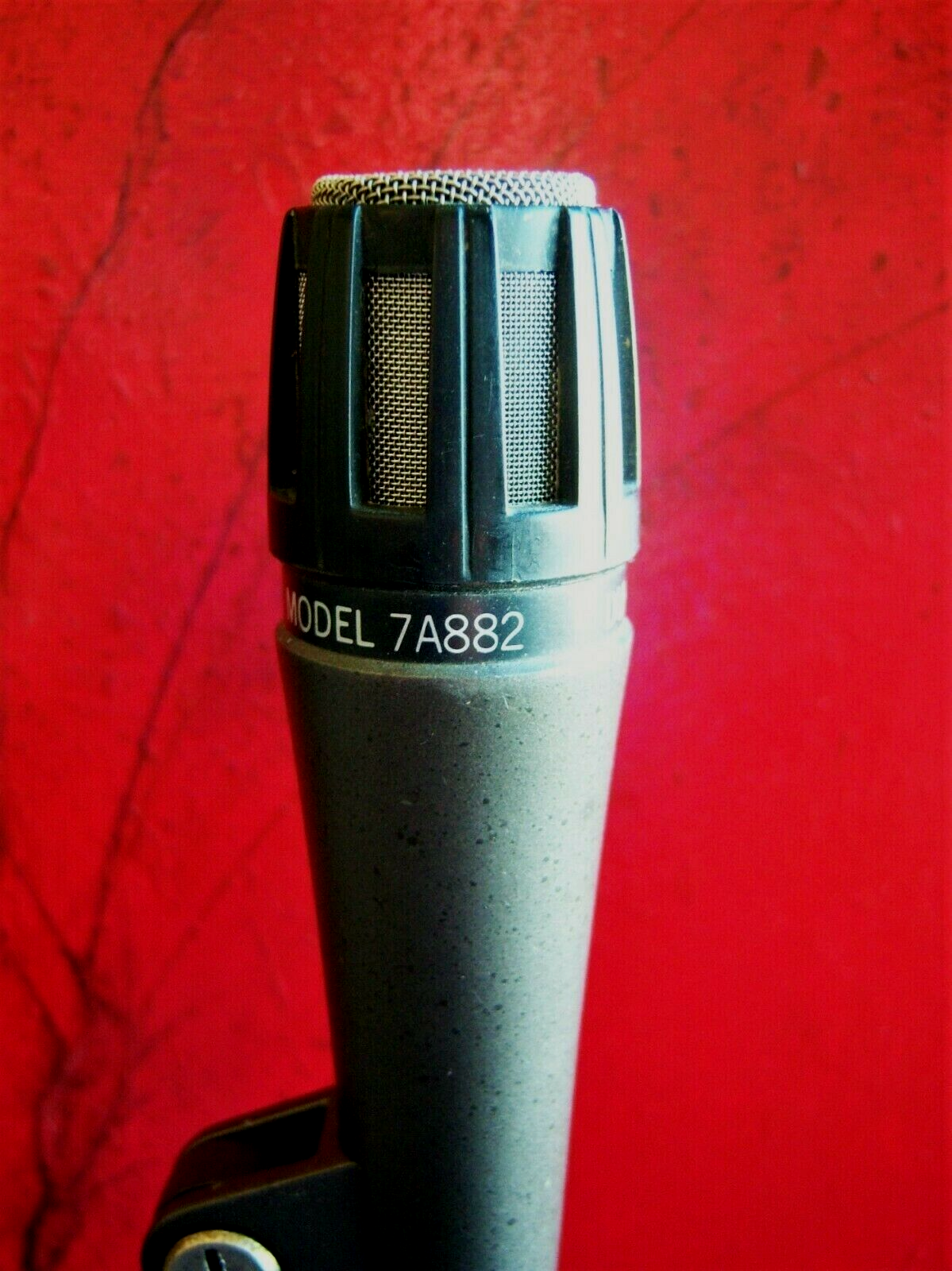 Vintage RARE 1970's Dukane 7A882 / Shure SM56 dynamic cardioid microphone Dual Z