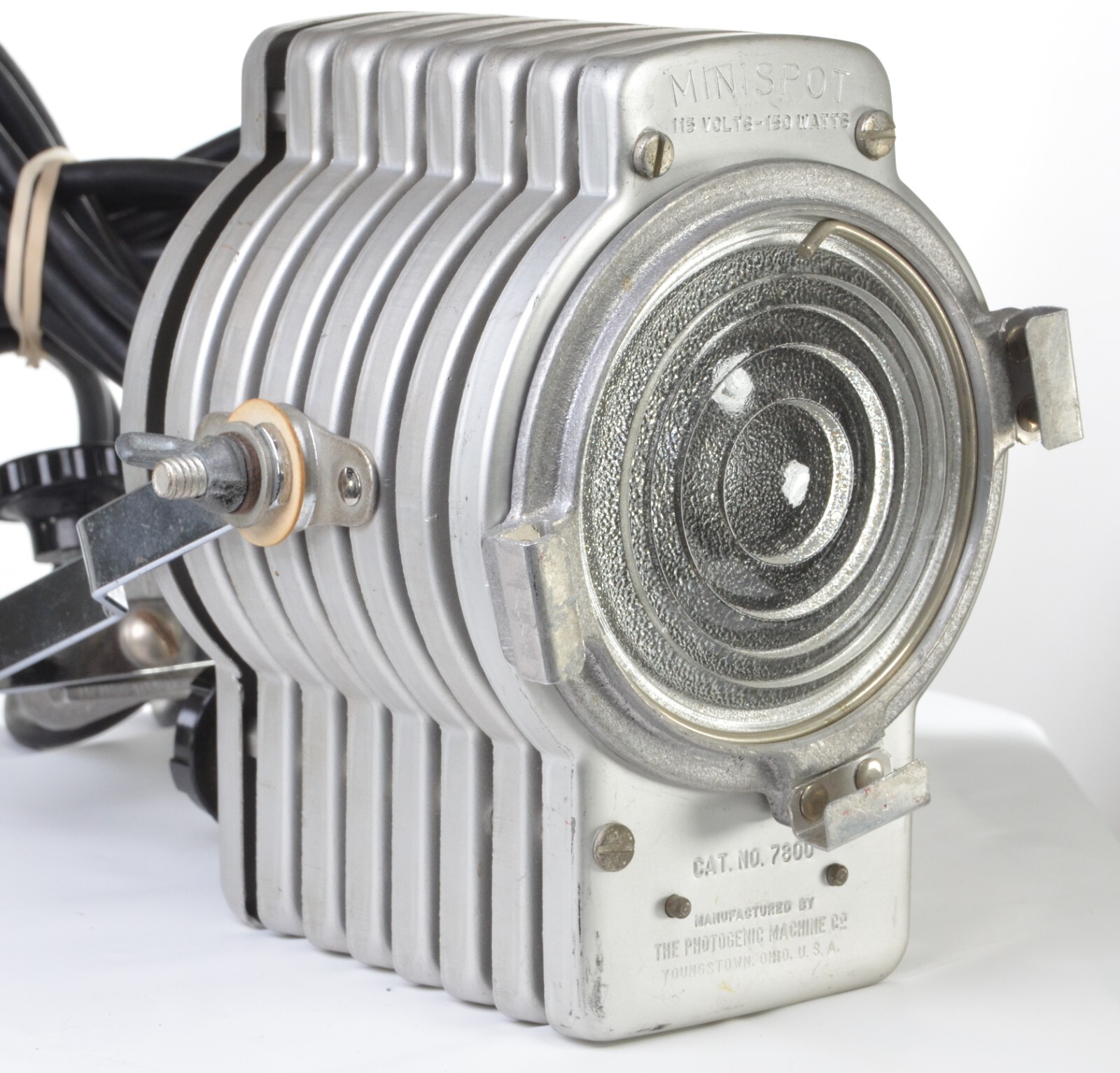 The Photogenic Machine Co. Minispot # 7800 Vintage Fresnel Spot w/lamp & snoot