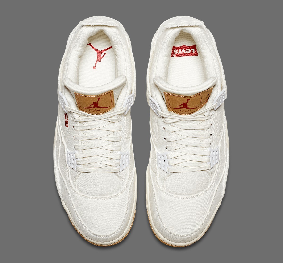 Jordan 4 Retro x Levis White Denim 2018 Size US 7-12 (MEN)