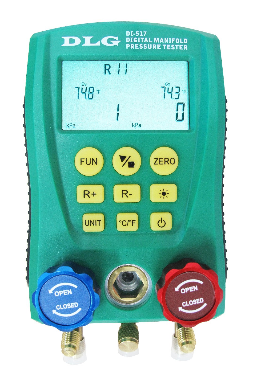 DLG DI-517 AC Manifold Digital Manifold Gauge Refrigeration System HVAC
