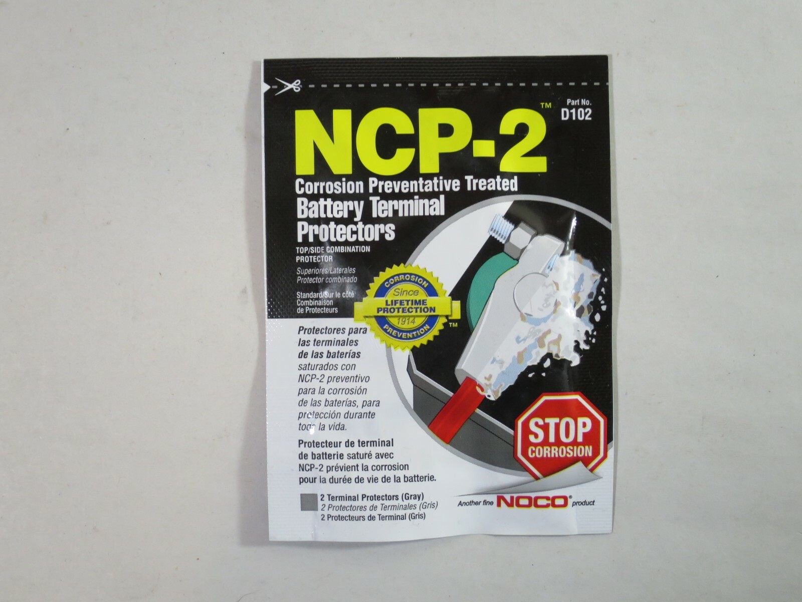 Noco NCP-2 Top Battery Terminal Protectors 2-Pack Corrosion Preventative Treated