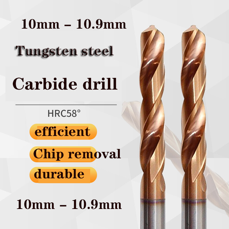 HRC58 Carbide drill 10 10.1 10.2 10.3 10.4 10.5 10.6 10.7 10.8 mm Straight shank