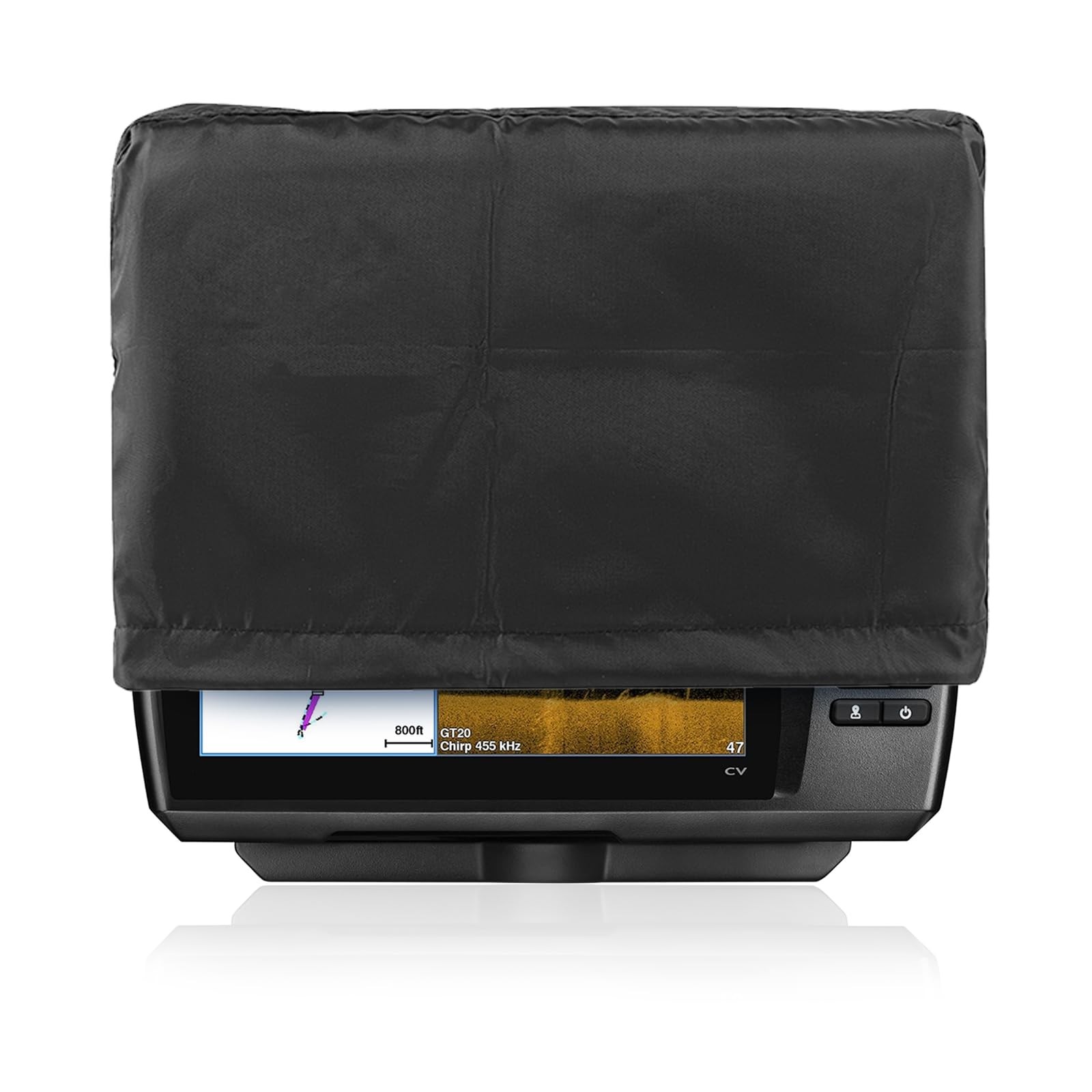Fishfinder Cover 3-10In,Depth Finder Oxford Fabric Waterproof Protection Accesso
