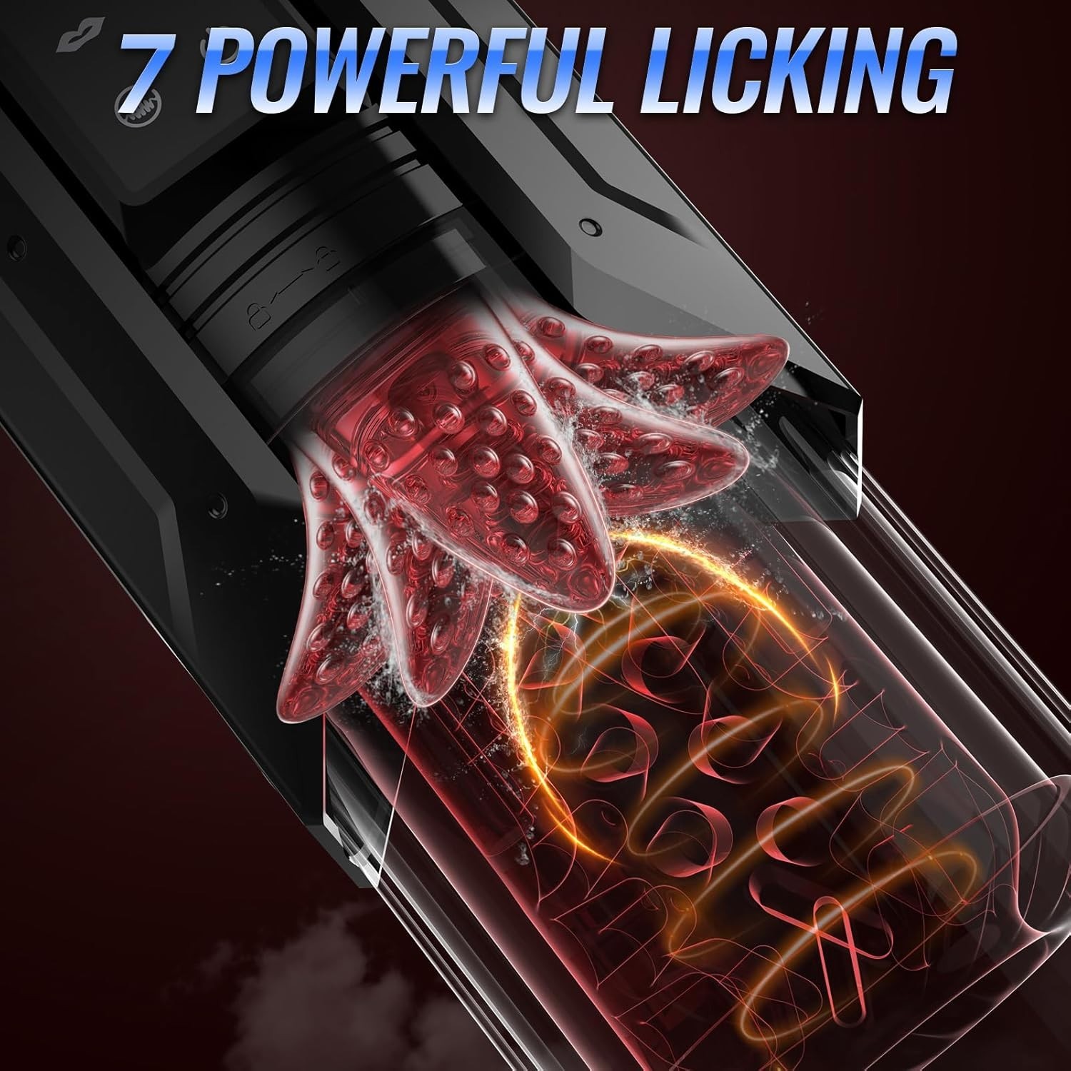 Male Masturbaters Automatic HandsFree Rotating Cup Thrusting Stroker Lubricants
