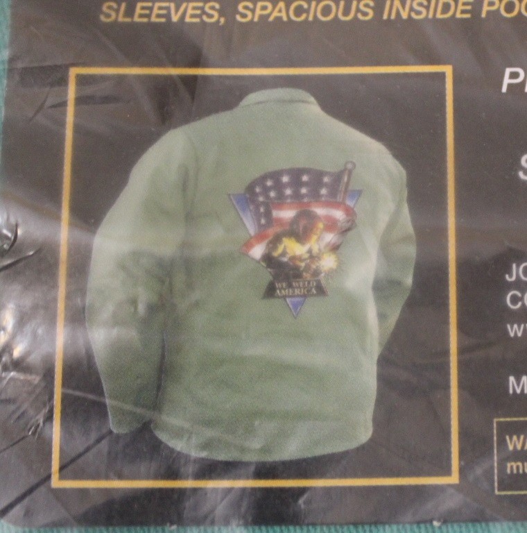 Tillman 9030 30" Green FR Cotton "We Weld America" Logo Jacket X-Large XL