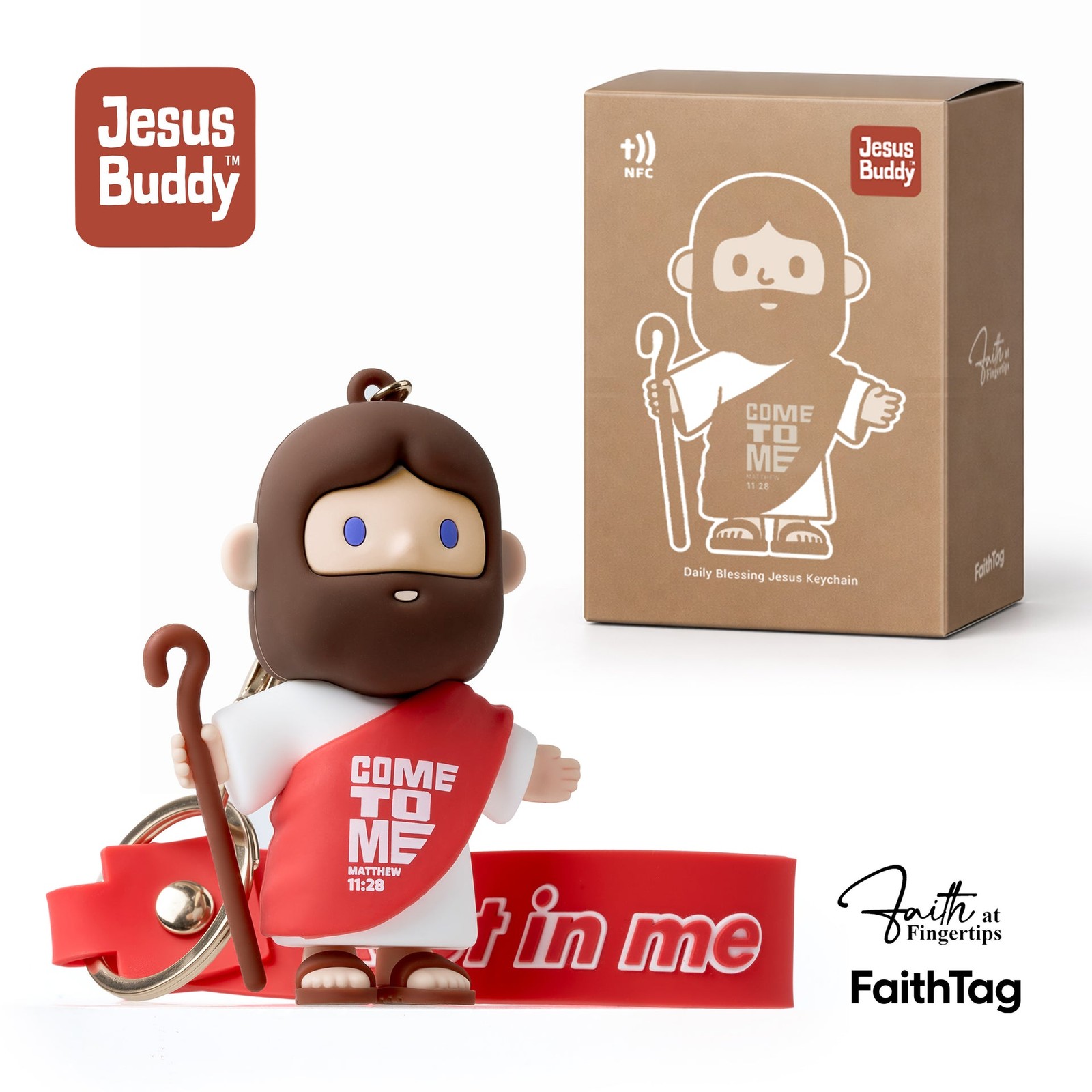 Jesus Keychain Keyring Bag Charms Pendants Purse Handbag Accessories