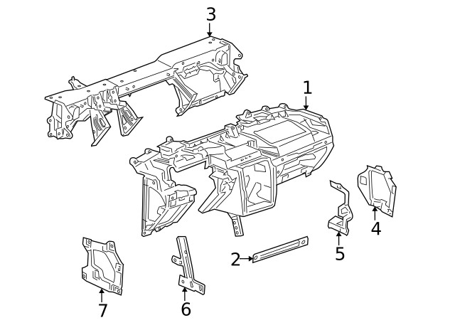 Genuine GM Lower Bracket 22695370