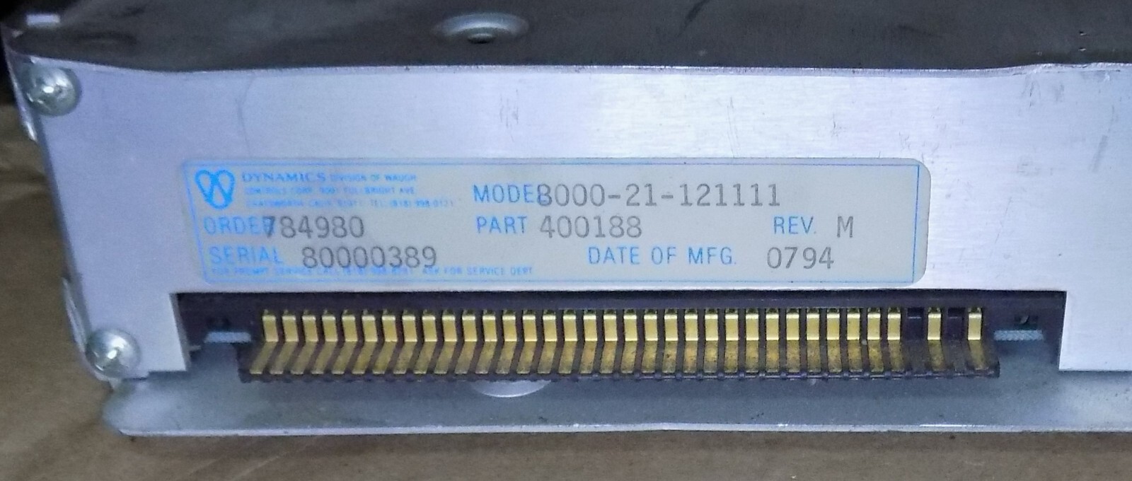 DYMANICS 8000-21-121111 programmable signal conditioner