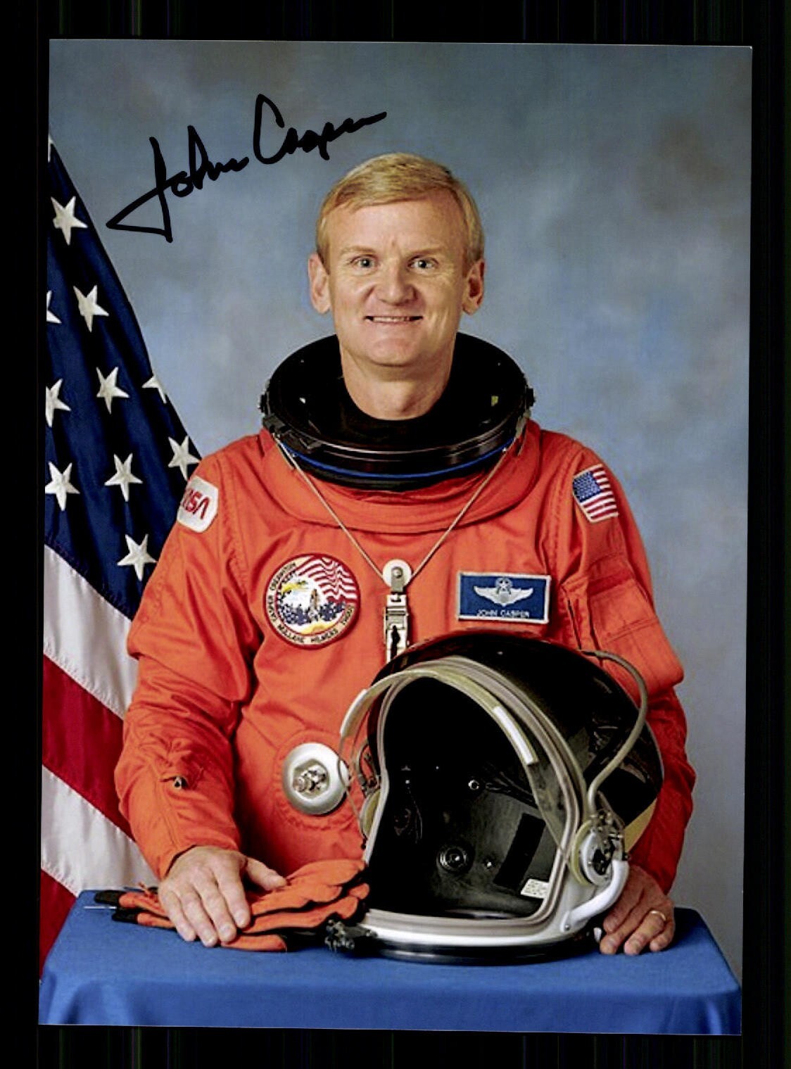 John Casper American Astronaut STS-36 Original Signed # G 43959