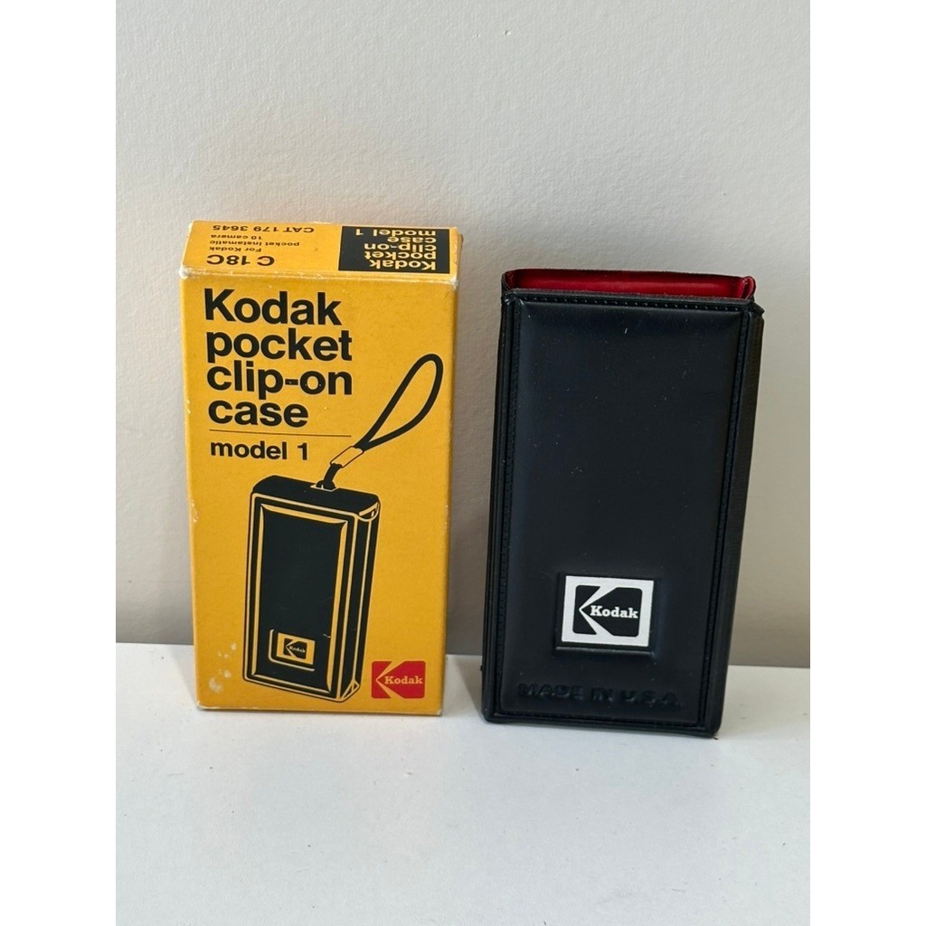 Kodak Pocket Clip-on Case Model 1 C 18C For Kodak Instamatic 10 Camera