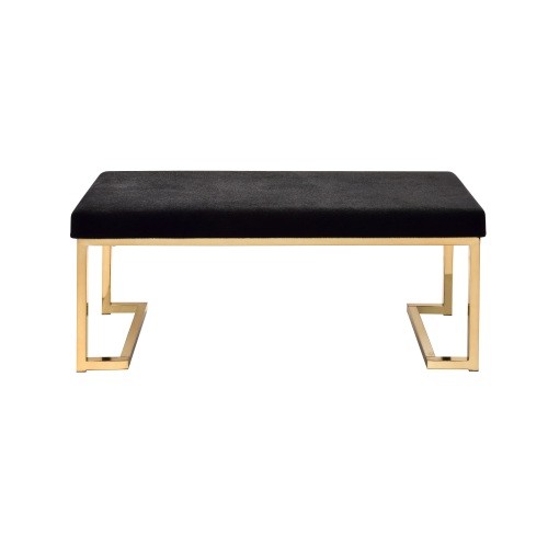 PA Black Fabric,metal base Bench