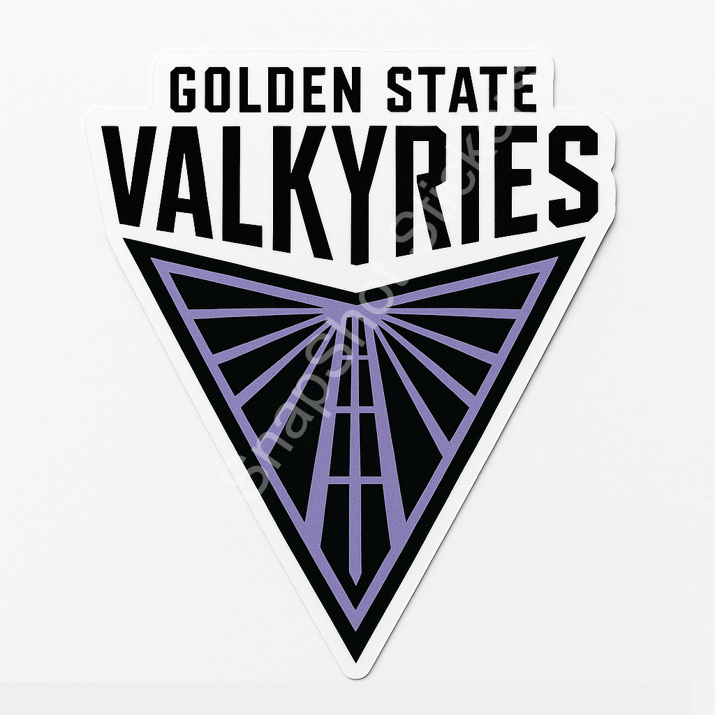 Golden State Valkyries WNBA Weather Resistant Vinyl Die Cut Sticker Decal 02