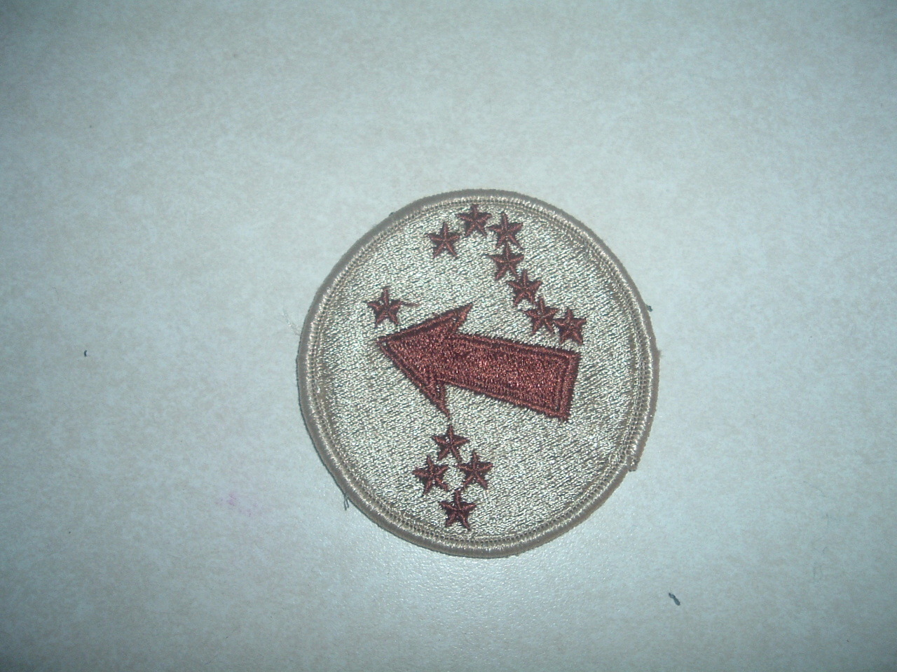 PATCH MILITARY US ARMY PACIFIC COMMAND DESERT COLOR BRAND NEW OLD STOCK SEW ON