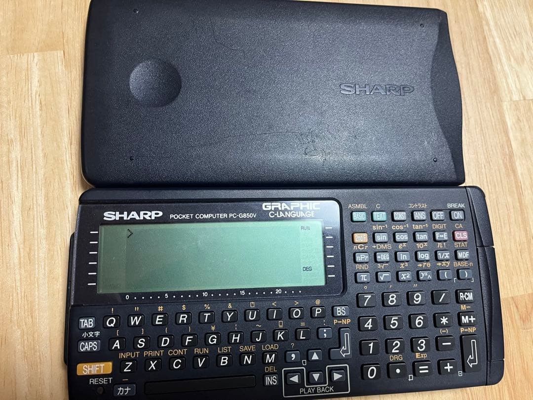 Sharp PC-G850VS Pocket Computer Calculator Tested Working