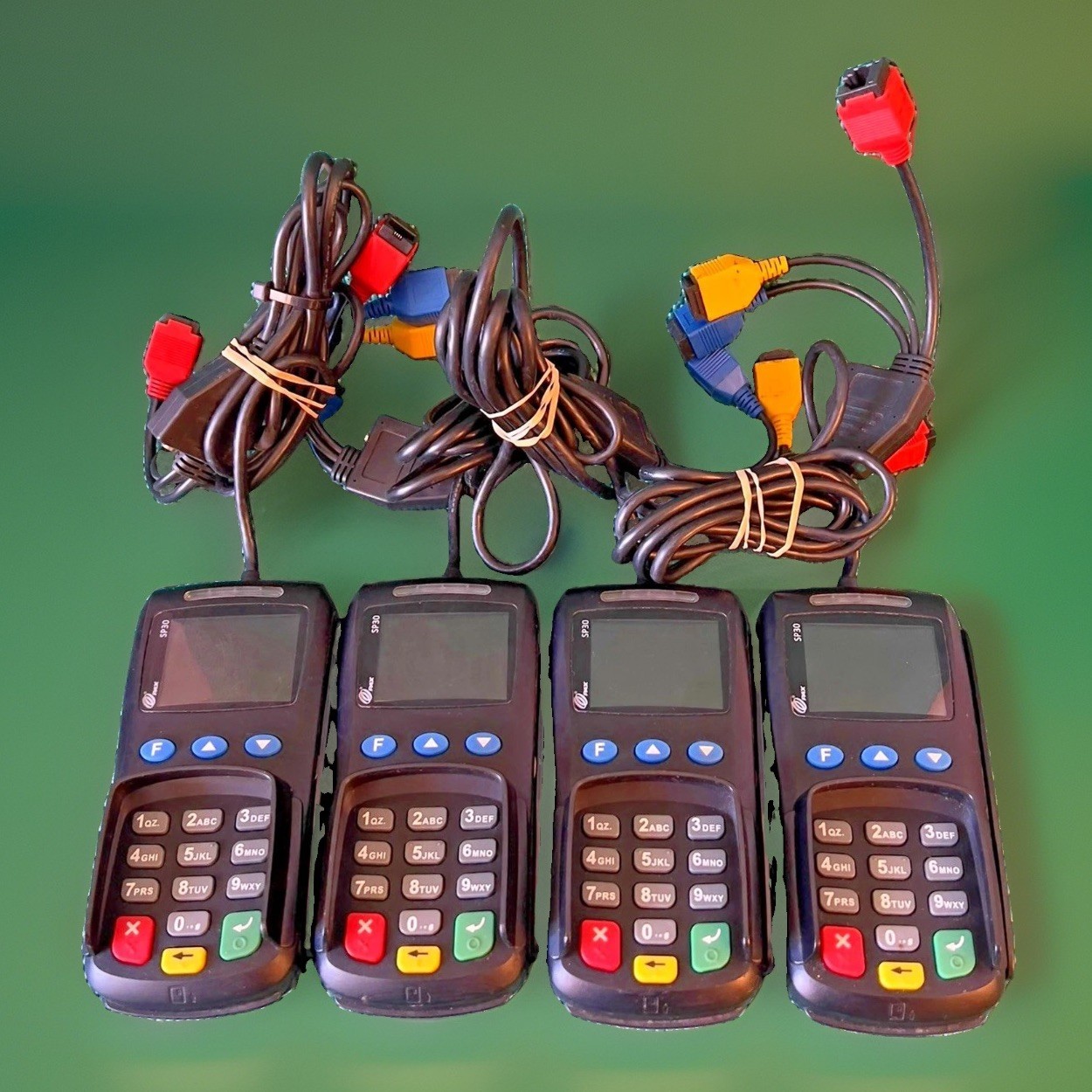Lot Of 4 Pax SP30 Credit Card Reader Untested