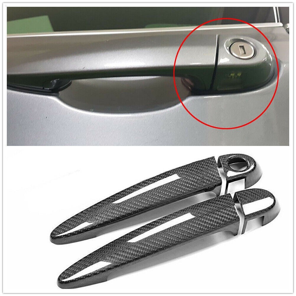 Carbon Fiber Door Handle Trim Decor For BMW F22 F23 M235i 235i 228i 220i 2014+
