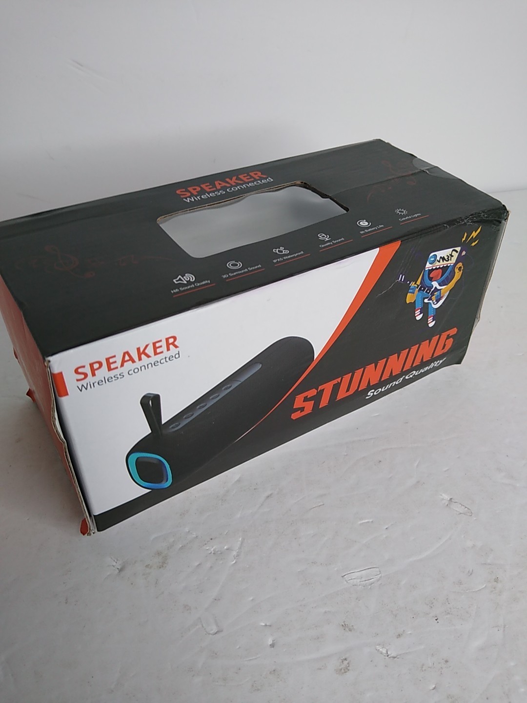 OPEN BOX Peicheng WP-05A Bluetooth Wireless Speaker IPX5 Waterproof