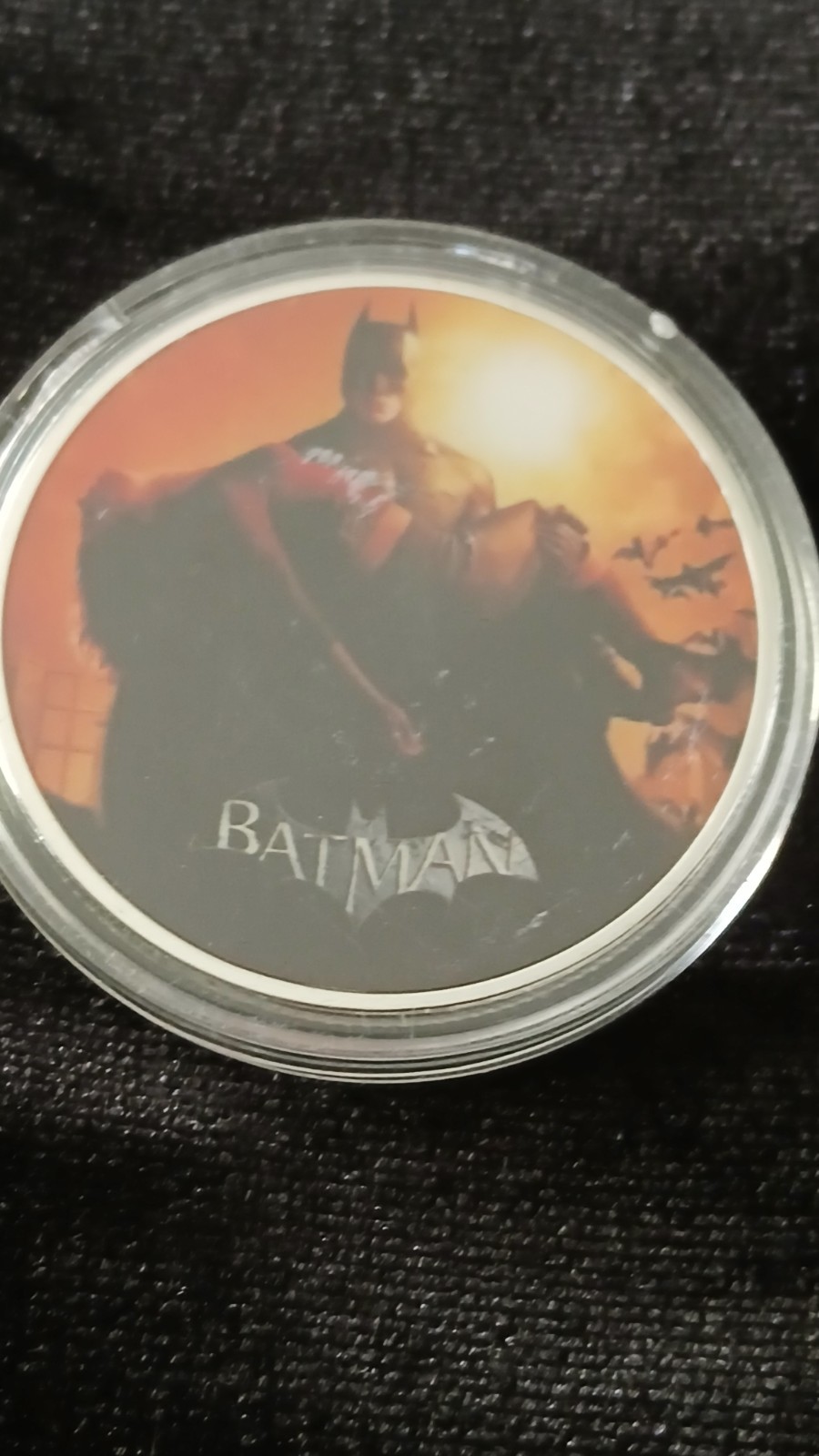Set Of Silver Plated Batman Coins