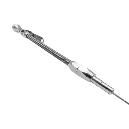 -8445 FE Compatible with Ford FE Big Block Stainless Flexible Dipstick. Silver