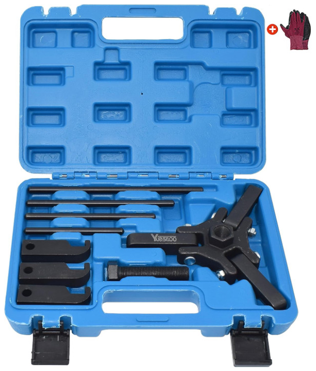 Harmonic Balancer Puller Crank Pulley Removal Kit Engine Motor Rod Auto LS GM