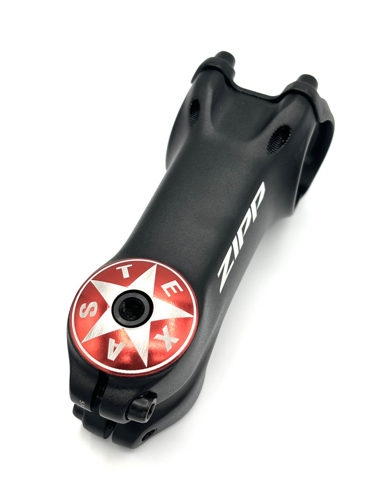 TEXAS - Threadless Bicycle Headset Stem Cap 1 1/8" Red USA