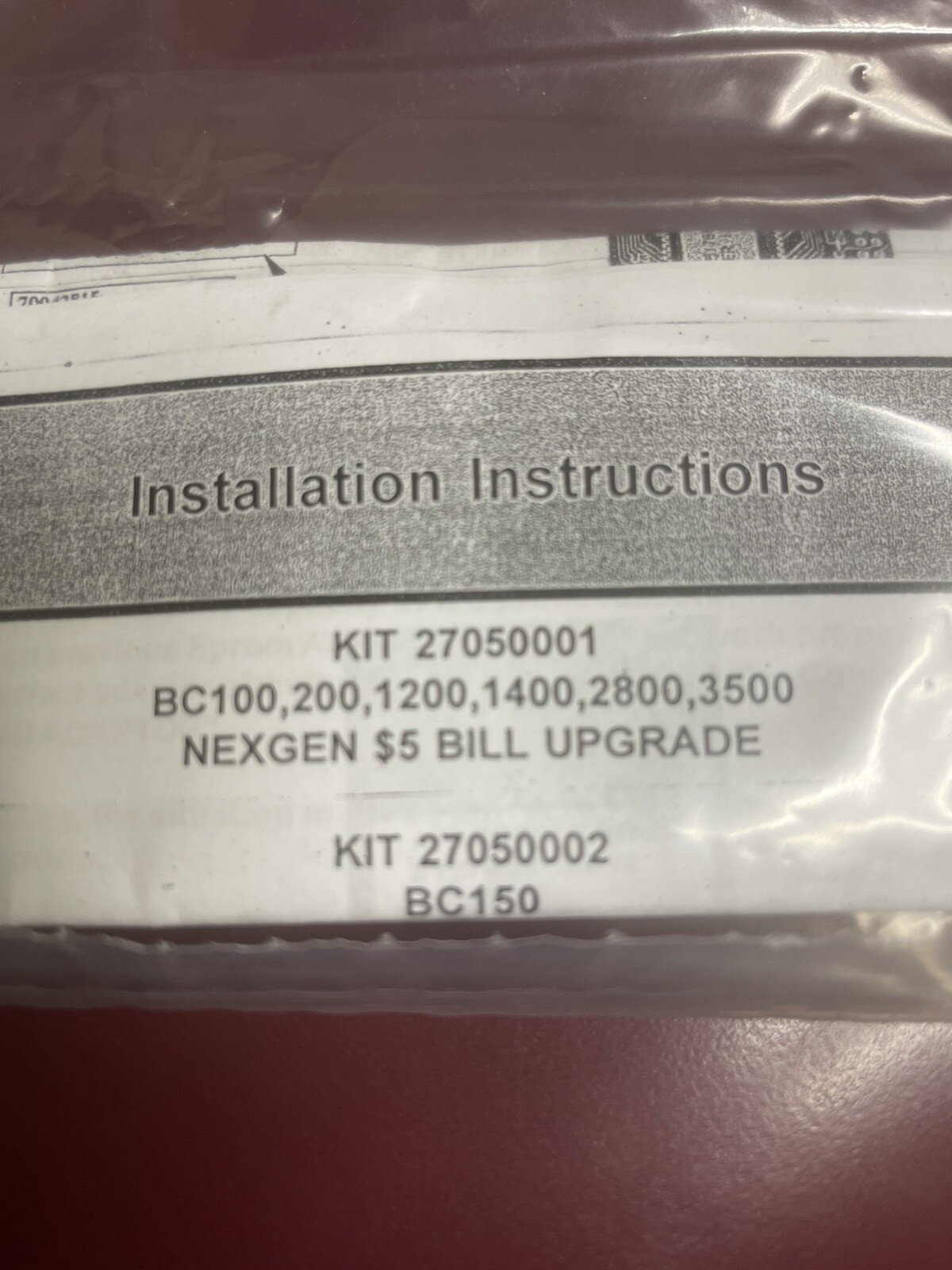 Rowe #27050001 5 Dollar Upgrade Kit