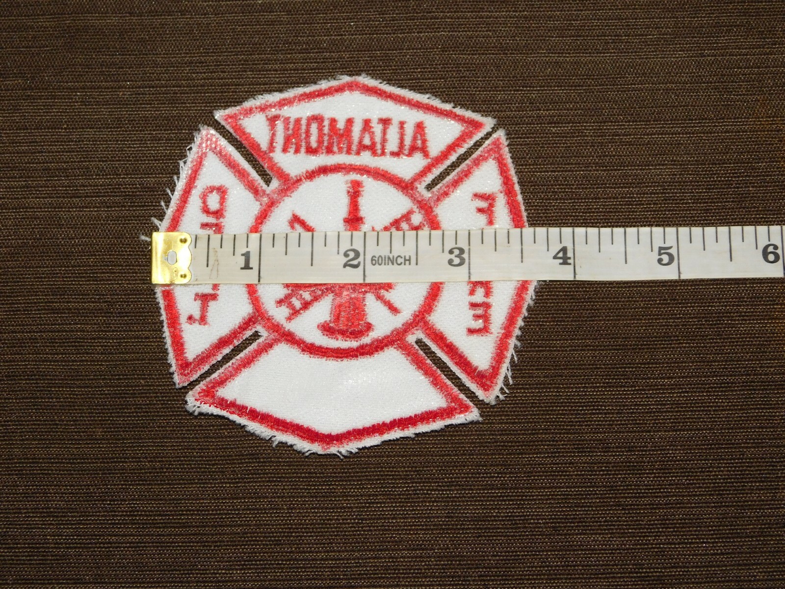 FIREMAN PATCH NEW ALTAMONT FIRE DEPT