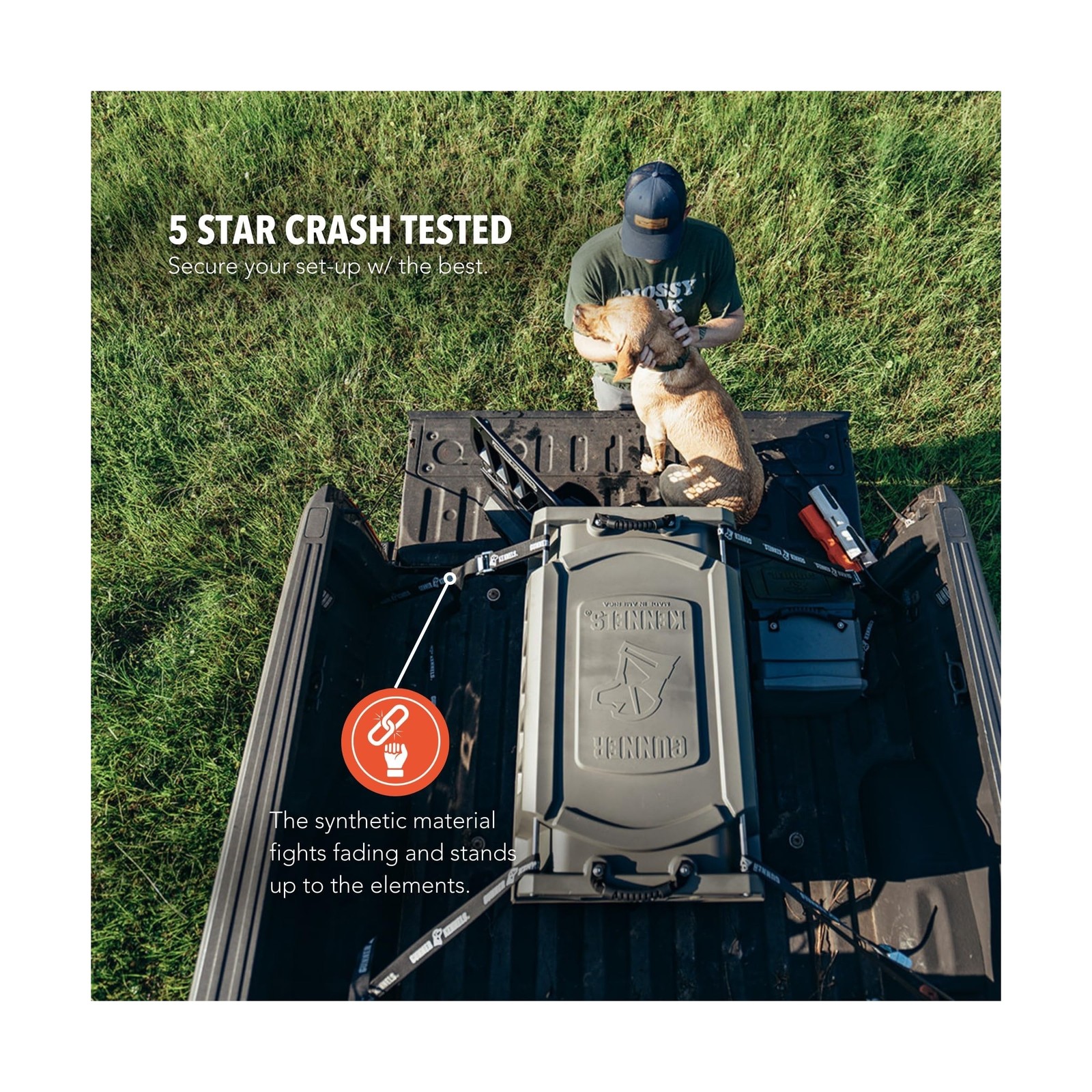 Tie-Down Strap Kit - Cam Buckle Tie-Down Straps for Dog Crate - Security Stra...