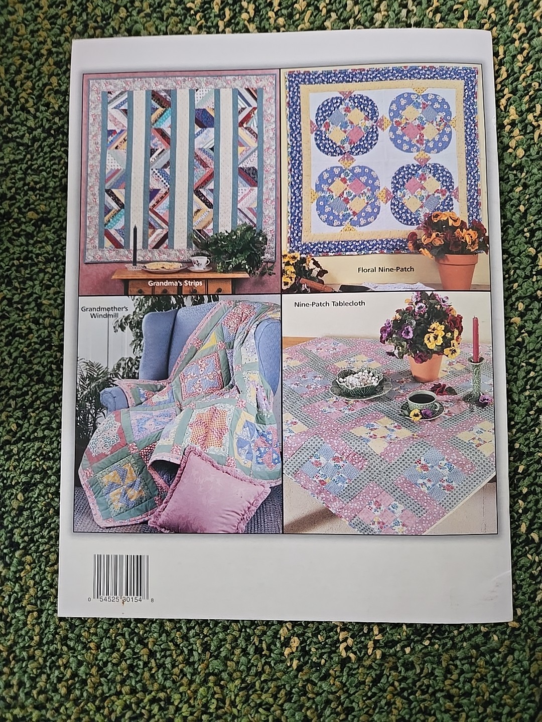 Grandmother's Patchwork Sewing Craft Book Ruth Swasey 5 Designs Nine patch++