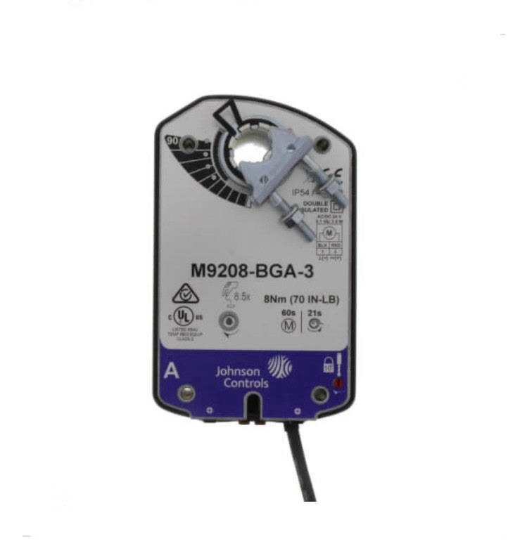 M9208 24V On/Off Spring Return Actuator (70lb-in)