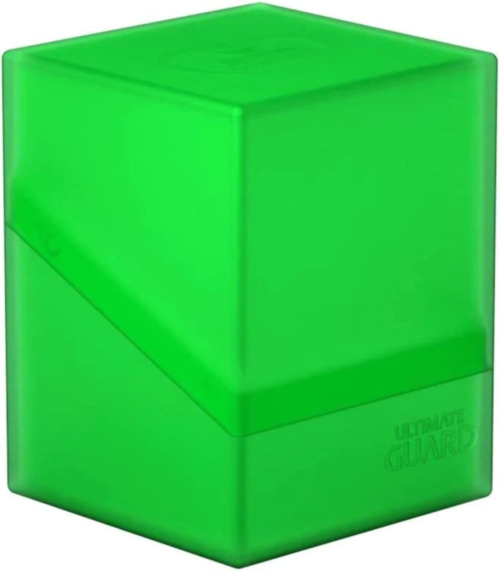 Ultimate Guard UGD010694 Boulder Deck Case 100+ Standard Size Box, Emerald Emera