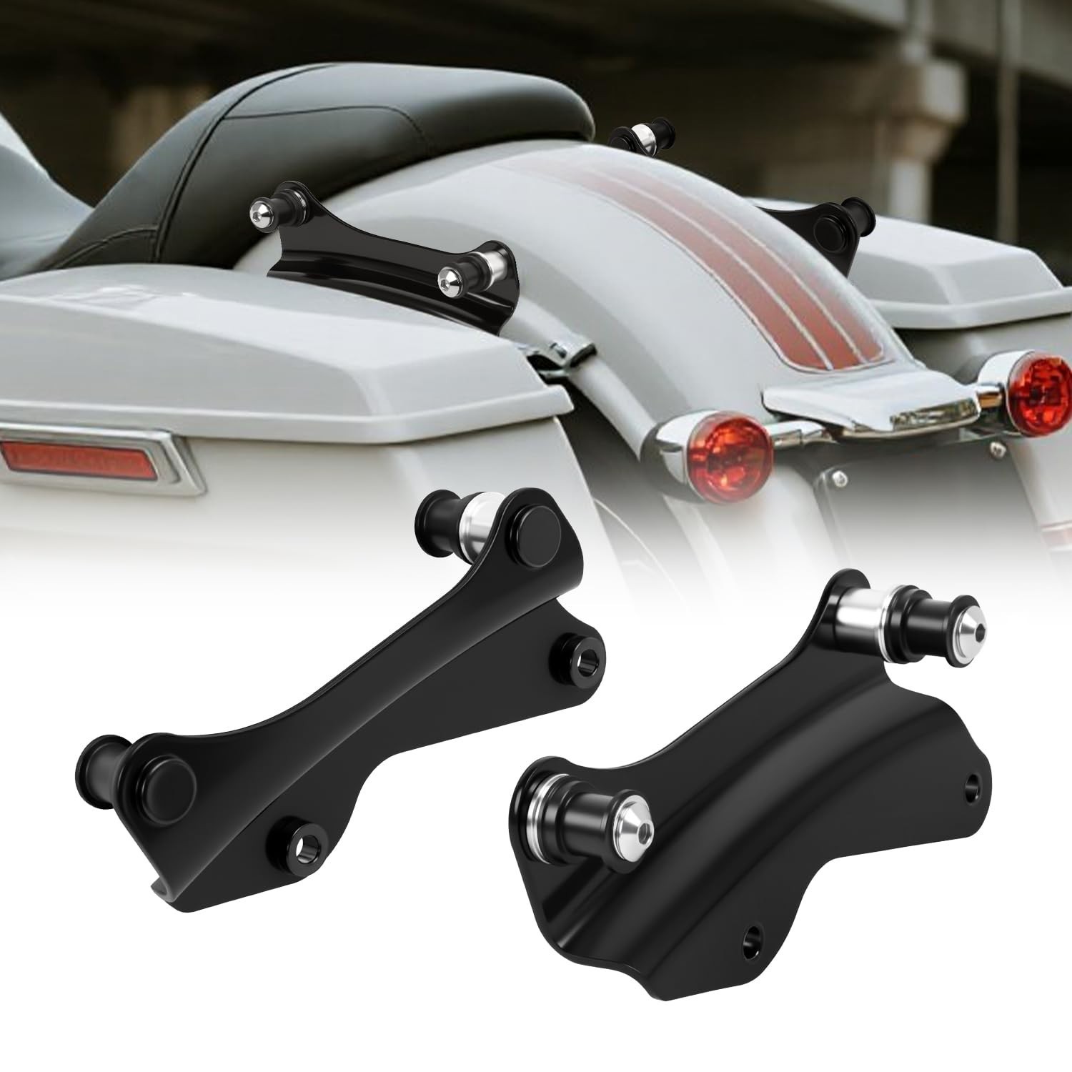 Docking Hardware Kit for Harley Davidson 2014-2025, 4 Point Quick Release Sis...
