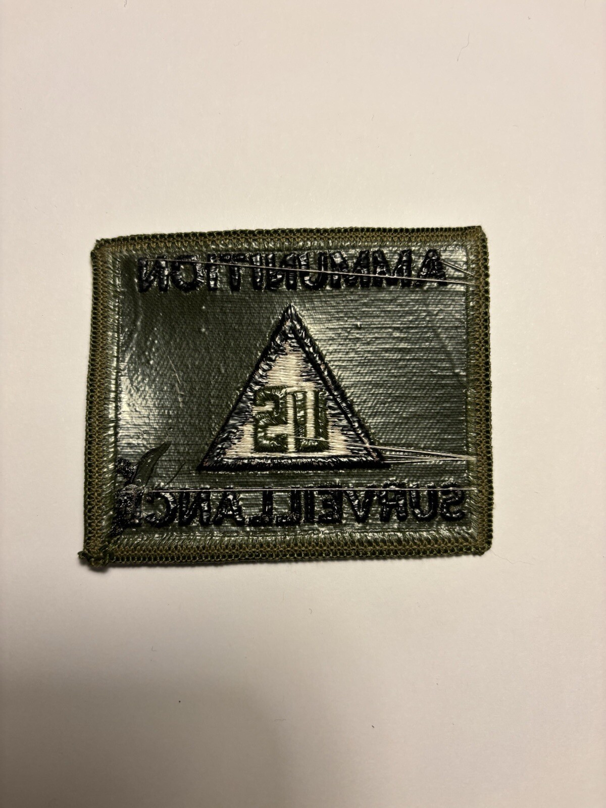 Civilian Contractor Ammunition Survailence Patch Subdued