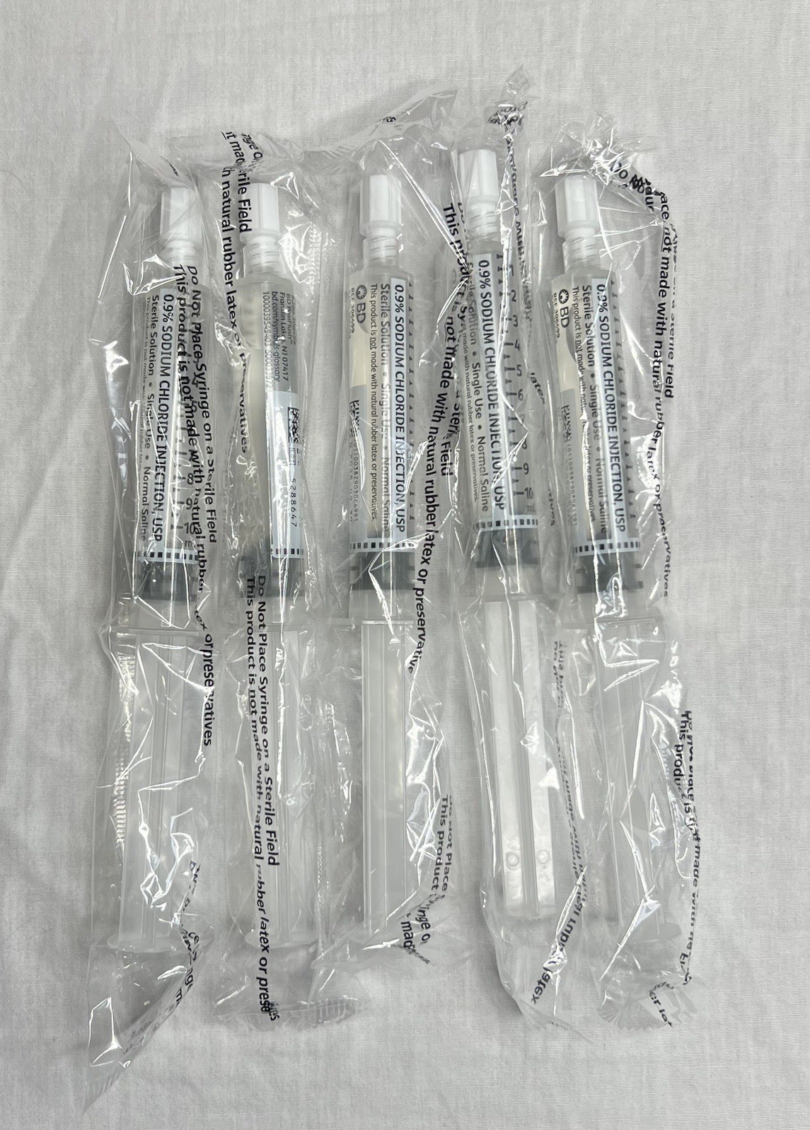 IV Start Kit Refill - Emergency, Trauma, & First Aid Bags - Medical - NS 0.9% x5