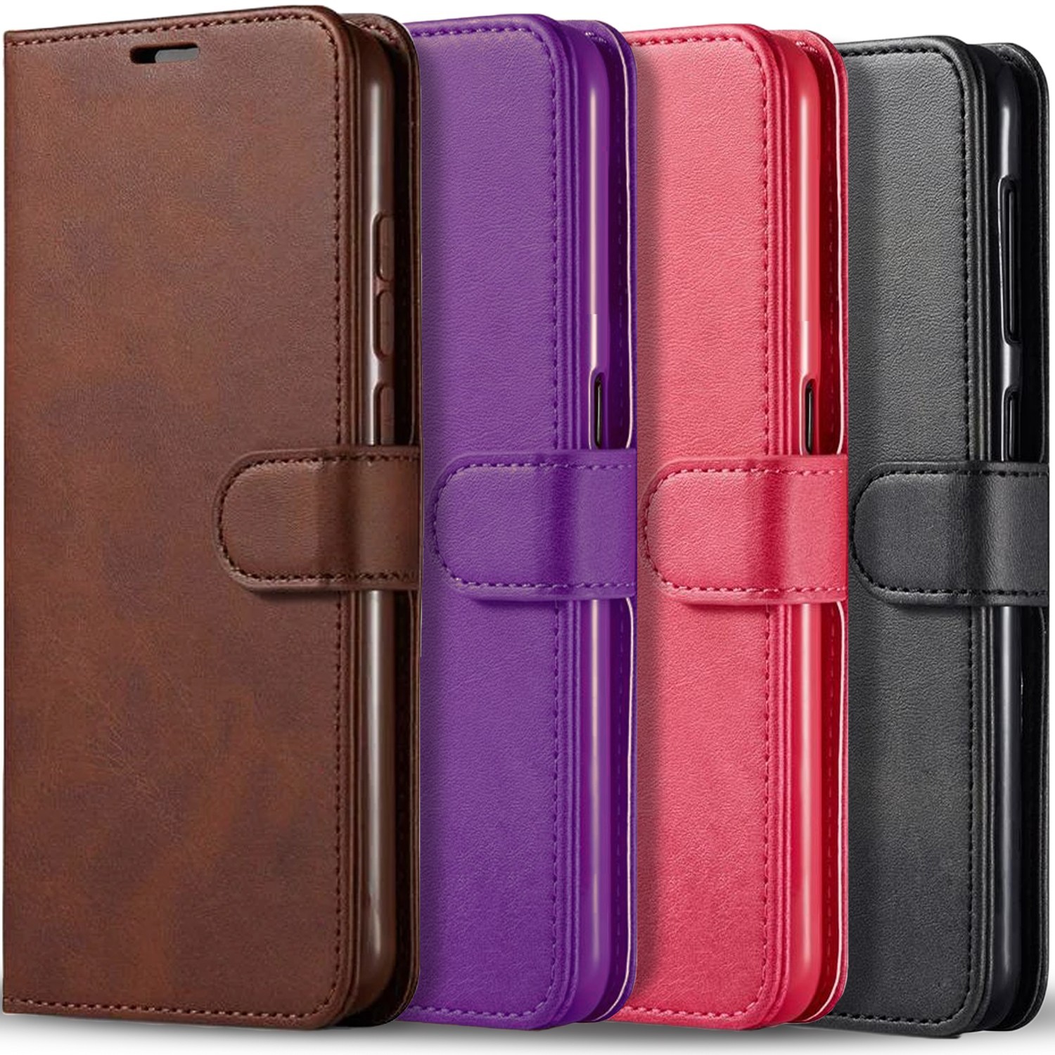 For Samsung Galaxy A17 5G Case Wallet Pouch Phone Cover + Tempered Glass Screen