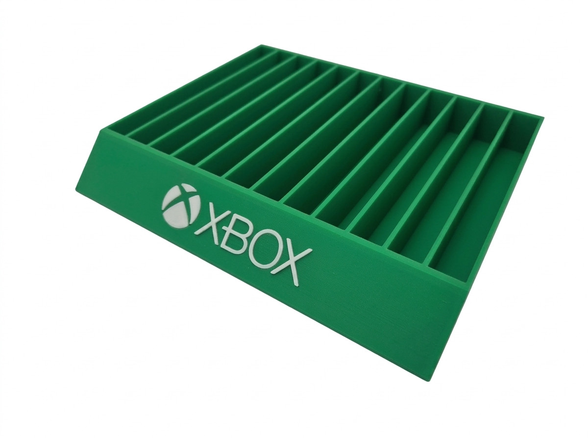 Xbox One Game Case Stand Display 3D Printed Holds 12 Games