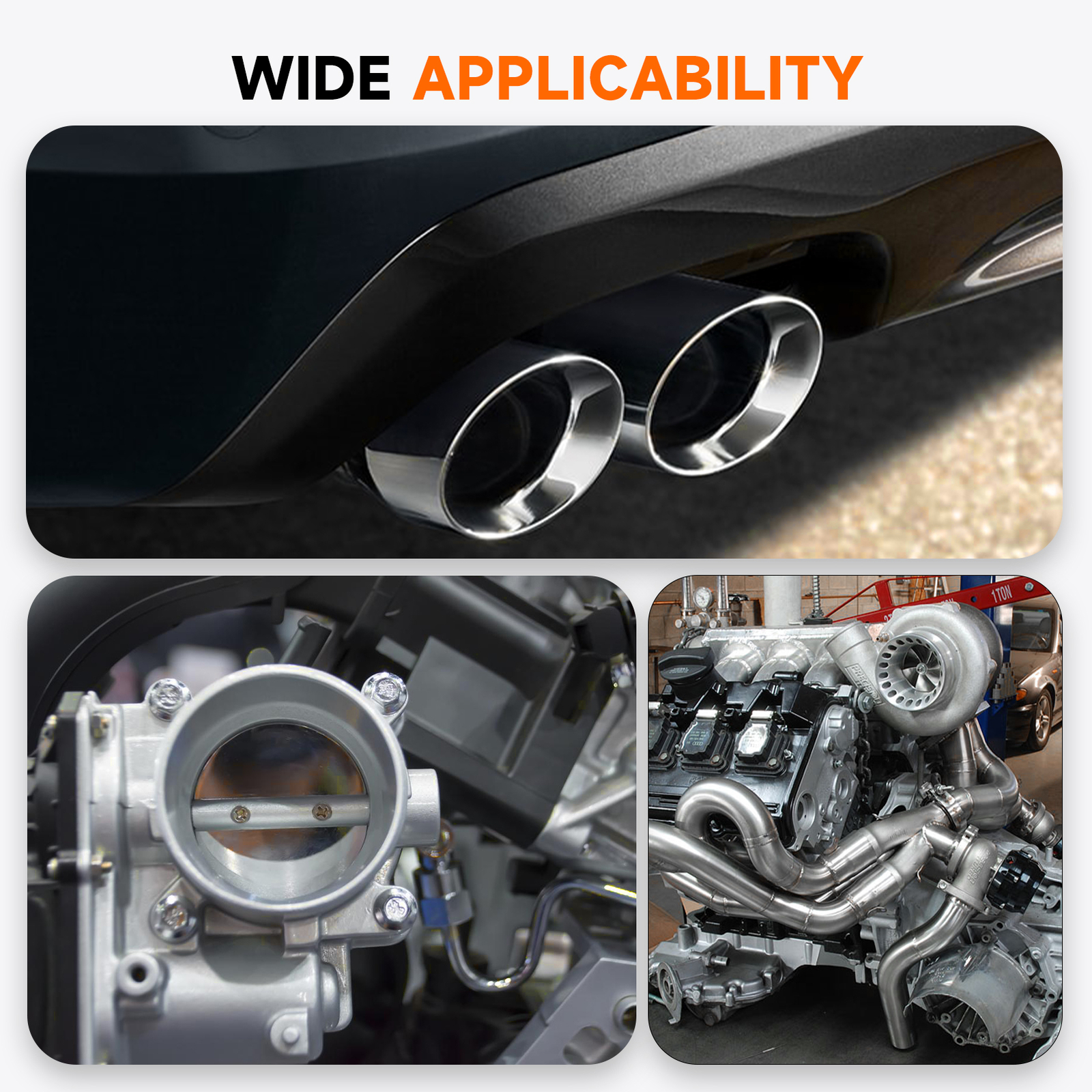Car Cap Plug Kit EVAP Smoke Machine Intake Boot Cone Adapter for Leak Locator