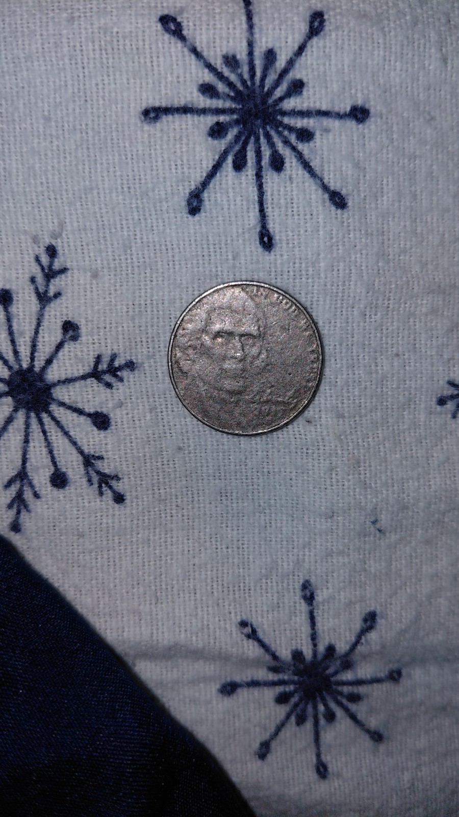2017 D Grease Struck Error Jefferson Nickel